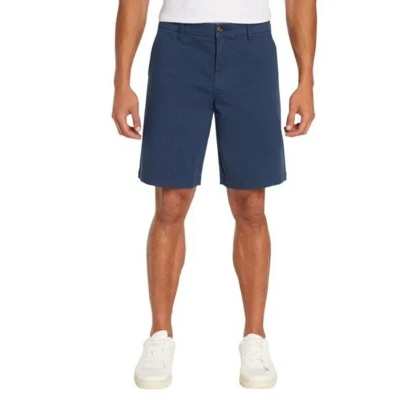 NEW Gap Flat Front Men's Size 40 Chino Shorts Navy Blue - Picture 1 of 7